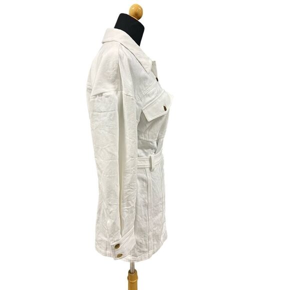 LOVERS & FRIENDS FRANKIE MINI DRESS BONE WHITE SIZE SMALL MSRP $228 - Picture 7 of 11